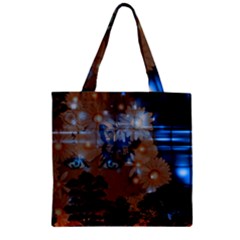 Landscape Woman Magic Evening Zipper Grocery Tote Bag