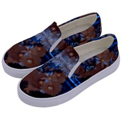 Landscape Woman Magic Evening Kids  Canvas Slip Ons