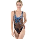 Landscape Woman Magic Evening High Leg Strappy Swimsuit View1