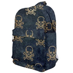 Golden Glitter Skeleton Gothic Classic Backpack