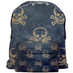 Golden Glitter Skeleton Gothic Giant Full Print Backpack by HermanTelo