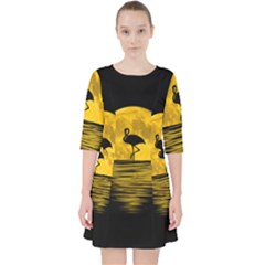 Moon Reflection Flamenco Animal Pocket Dress by HermanTelo