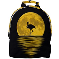 Moon Reflection Flamenco Animal Mini Full Print Backpack by HermanTelo