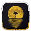 Moon Reflection Flamenco Animal Mini Square Pouch View1