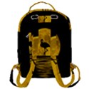 Moon Reflection Flamenco Animal Flap Pocket Backpack (Large) View3