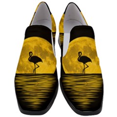 Moon Reflection Flamenco Animal Slip On Heel Loafers by HermanTelo