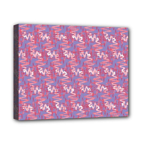 Pattern Abstract Squiggles Gliftex Canvas 10  X 8  (stretched) by HermanTelo