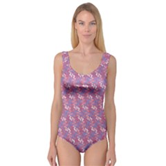 Pattern Abstract Squiggles Gliftex Princess Tank Leotard 