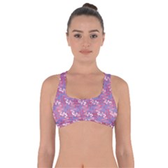 Pattern Abstract Squiggles Gliftex Got No Strings Sports Bra