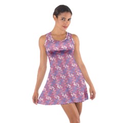 Pattern Abstract Squiggles Gliftex Cotton Racerback Dress