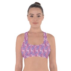 Pattern Abstract Squiggles Gliftex Cross Back Sports Bra