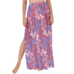 Pattern Abstract Squiggles Gliftex Maxi Chiffon Tie-up Sarong