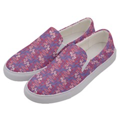 Pattern Abstract Squiggles Gliftex Men s Canvas Slip Ons