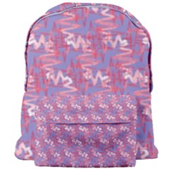 Pattern Abstract Squiggles Gliftex Giant Full Print Backpack