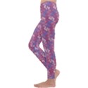 Pattern Abstract Squiggles Gliftex Kids  Lightweight Velour Leggings View2