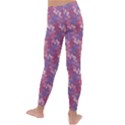 Pattern Abstract Squiggles Gliftex Kids  Lightweight Velour Leggings View4