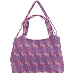 Pattern Abstract Squiggles Gliftex Double Compartment Shoulder Bag