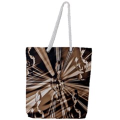 Music Clef Tones Full Print Rope Handle Tote (large) by HermanTelo