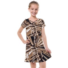 Music Clef Tones Kids  Cross Web Dress by HermanTelo