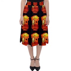 Paper Lantern Chinese Celebration Classic Midi Skirt