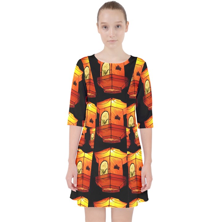 Paper Lantern Chinese Celebration Pocket Dress