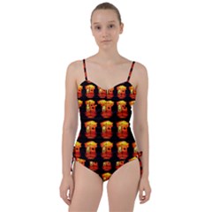 Paper Lantern Chinese Celebration Sweetheart Tankini Set