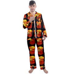 Paper Lantern Chinese Celebration Men s Satin Pajamas Long Pants Set