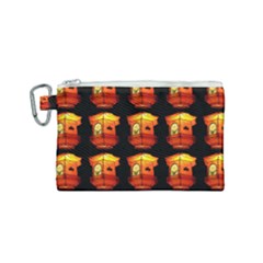 Paper Lantern Chinese Celebration Canvas Cosmetic Bag (small)