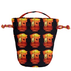 Paper Lantern Chinese Celebration Drawstring Bucket Bag