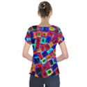 Neon Glow Glowing Light Design Short Sleeve Front Detail Top View2