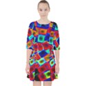 Neon Glow Glowing Light Design Pocket Dress View1