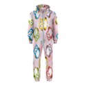 Owl Bird Cute Pattern Background Hooded Jumpsuit (Kids) View1