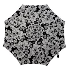 Mandala Calming Coloring Page Hook Handle Umbrellas (small)