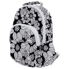 Mandala Calming Coloring Page Rounded Multi Pocket Backpack