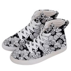 Mandala Calming Coloring Page Women s Hi-top Skate Sneakers by HermanTelo