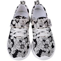 Mandala Calming Coloring Page Women s Velcro Strap Shoes by HermanTelo