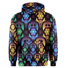 Pattern Background Bright Blue Men s Pullover Hoodie