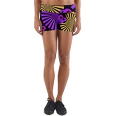 Seamless Halloween Day Dead Yoga Shorts