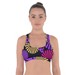 Seamless Halloween Day Dead Cross Back Sports Bra