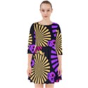 Seamless Halloween Day Dead Smock Dress View1