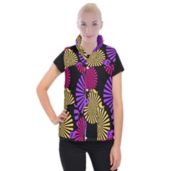 Seamless Halloween Day Dead Women s Button Up Vest