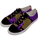 Seamless Halloween Day Dead Men s Low Top Canvas Sneakers View2