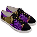 Seamless Halloween Day Dead Men s Low Top Canvas Sneakers View3