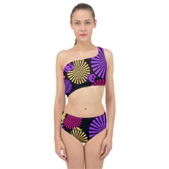 Seamless Halloween Day Dead Spliced Up Two Piece Swimsuit