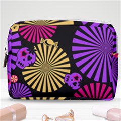 Seamless Halloween Day Dead Make Up Pouch (medium)