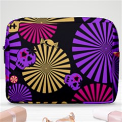 Seamless Halloween Day Dead Make Up Pouch (large)