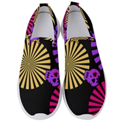 Seamless Halloween Day Dead Men s Slip On Sneakers