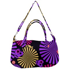 Seamless Halloween Day Dead Removal Strap Handbag by HermanTelo