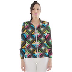 Pattern Pastels Background Women s Windbreaker