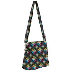 Pattern Pastels Background Zipper Messenger Bag